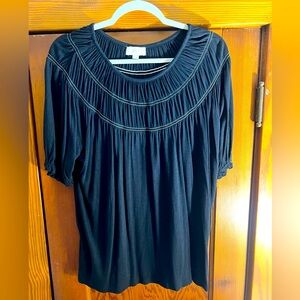 Women’s LOFT black flowy top size M